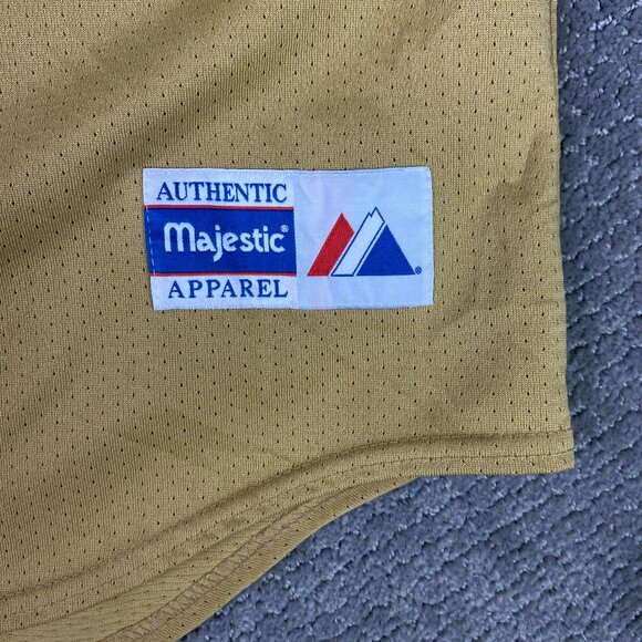 Vintage Boston Red Sox Jersey Men's XXL Gold Majestic Made in USA Alternate - Picture 5 of 13